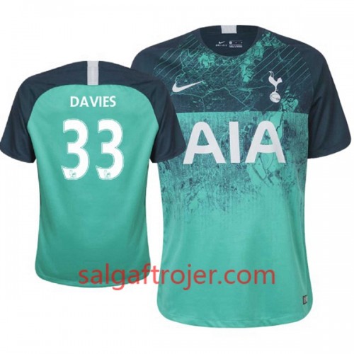 Tottenham Hotspur Fodboldtrøjer Davies 33 3. sæt 2018/19 Kort ærmer Tottenham Hotspur Fodboldtrøjer Davies 33 3. sæt 2018/19 Kort ærmer